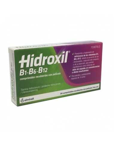 HIDROXIL B1-B6-B12 30 COMPRIMIDOS...