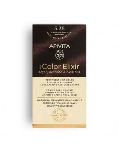 APIVITA MY COLOR ELIXIR 5.35 CASTAÑO CLARO DORADO CAOBA