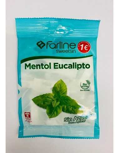 FARLINE SWEETSIN CARAMELOS  1 BOLSA 40 G SABOR MENTOL EUCALIPTO
