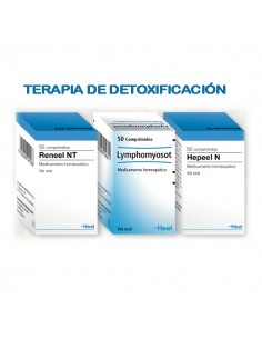 TERAPIA DETOXIFICACION HEEL KIT ( HEPEEL N + LYMPHOMYOSOT + RENEEL NT 50 COMPRIMIDOS )