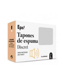 EPS! TAPONES DE ESPUMA DISCRET 6 UNIDADES TALLA L