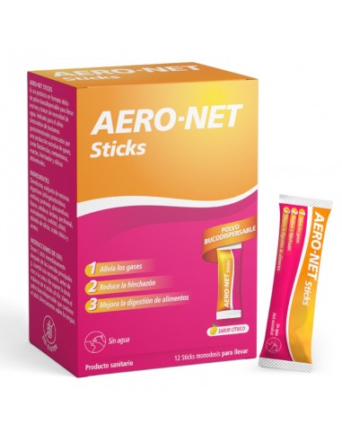 AERO-NET  12 STICKS 2 G SABOR CITRICO