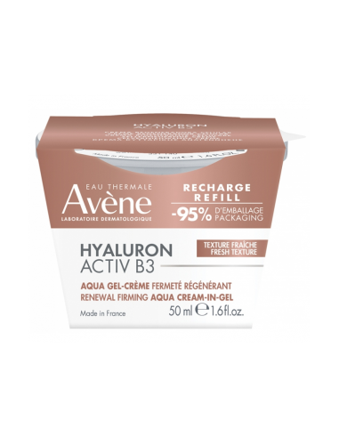 AVENE HYALURON ACTIV B3 AQUA GEL GEL-CREMA REGENERADORA CELULAR ECO-REF 50ML
