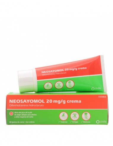 NEOSAYOMOL 20 MG/G CREMA 1 TUBO 60 G