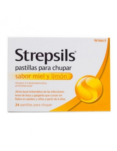 STREPSILS 24 PASTILLAS PARA CHUPAR...