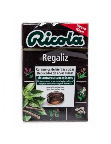 RICOLA CARAMELOS SIN AZUCAR  REGALIZ...