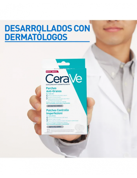 CERAVE PARCHES ANTI GRANOS 22 UND