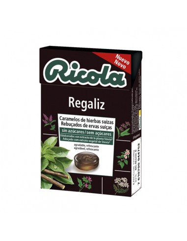 RICOLA PERLAS  REGALIZ S/AZ  25 G