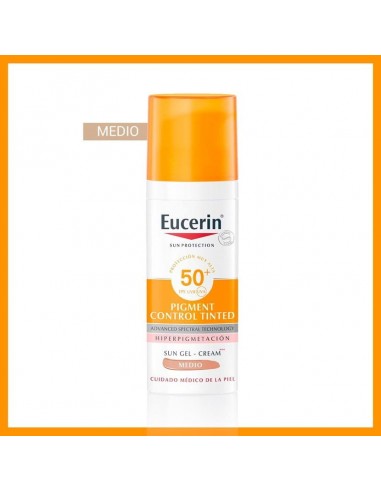 EUCERIN SUN PIGMENT CONTROL FPS50+ TONO MEDIO 50ML