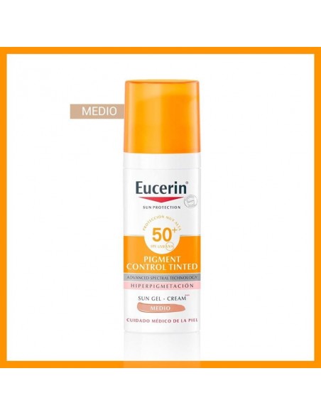 EUCERIN SUN PIGMENT CONTROL FPS50+ TONO MEDIO 50ML