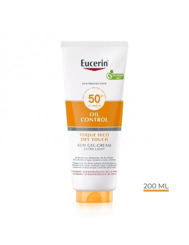 EUCERIN SUN BODY OIL CONTROL GEL CREAM PFS50+ 200ML