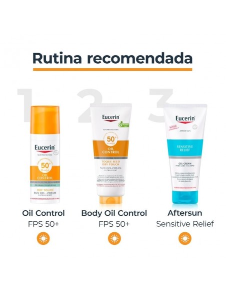 EUCERIN SUN BODY OIL CONTROL GEL CREAM PFS50+ 200ML