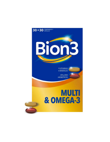 BION3 MULTI & OMEGA-3  30 COMPRIMIDOS...