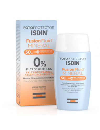 ISDIN FOTOPROTECTOR SPF-50+ FUSION FLUID MINERAL 50ML