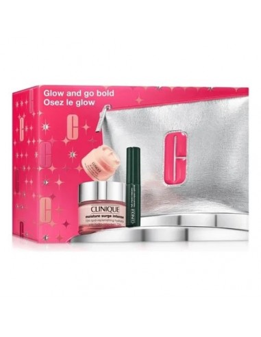 CLINIQUE GLOW AND GO BOLD SET...