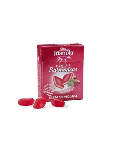 Juanola Perlas Fresa Mentolada 25 g