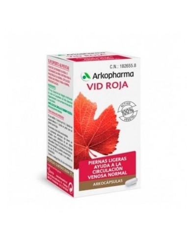 ARKOPHARMA VID ROJA 80 CAPSULAS