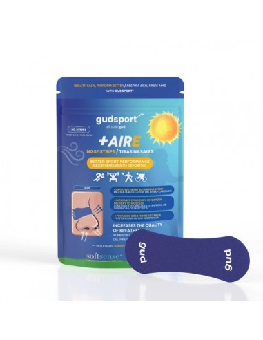 GUDSPORT +AIRE TIRAS NASALES AZUL 30...