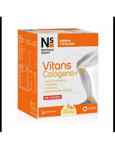 NS VITANS COLAGENO+  30 SOBRES VAINILLA