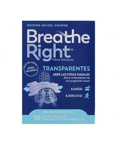 BREATHE RIGHT TRANSPARENTES  10...