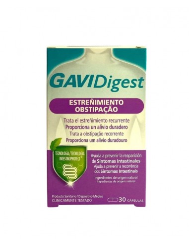 GAVIDIGEST ESTREÑIMIENTO  30 CAPSULAS