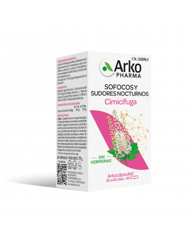 ARKOCAPSULAS CIMICIFUGA  60 CAPSULAS