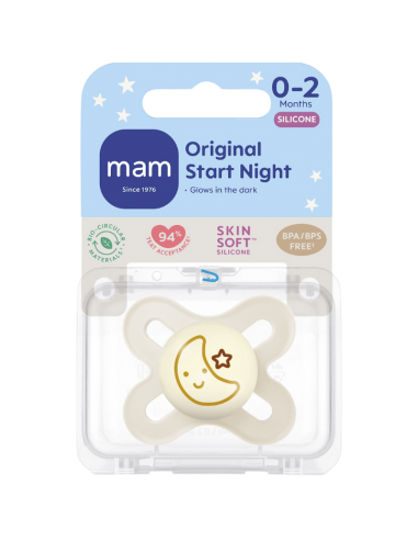 MAM CHUPETE START NIGHT 0-2M NEUTRO