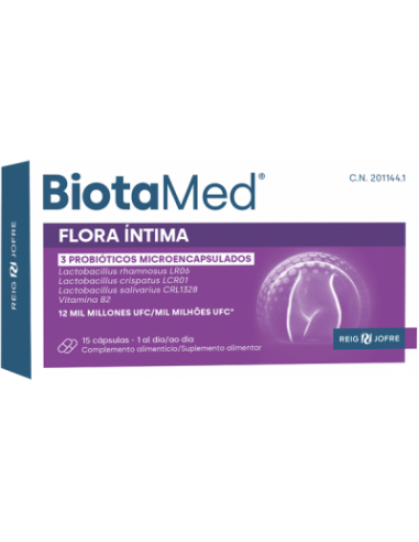 BIOTAMED FLORA INTIMA  15 CAPSULAS