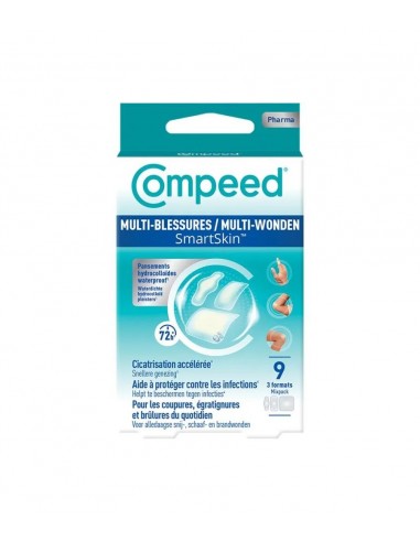 COMPEED MULTI-HERIDAS HIDROCOLOIDE  9...