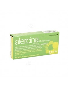 ALERCINA 10 mg COMPRIMIDOS, 7 comprimidos