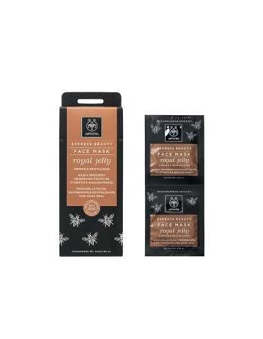 APIVITA EXPRESS BEAUTY MASCARILLA FACIAL REAFIRMANTE Y REVITALIZANTE 2X8ML